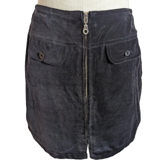 💖 Host Pick 💖 🎉🎉 VTG 90s Black Velvet Jacket & Mini Skirt Set - Picture 9 of 11